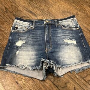 L Kancan Stretch Denim Shorts